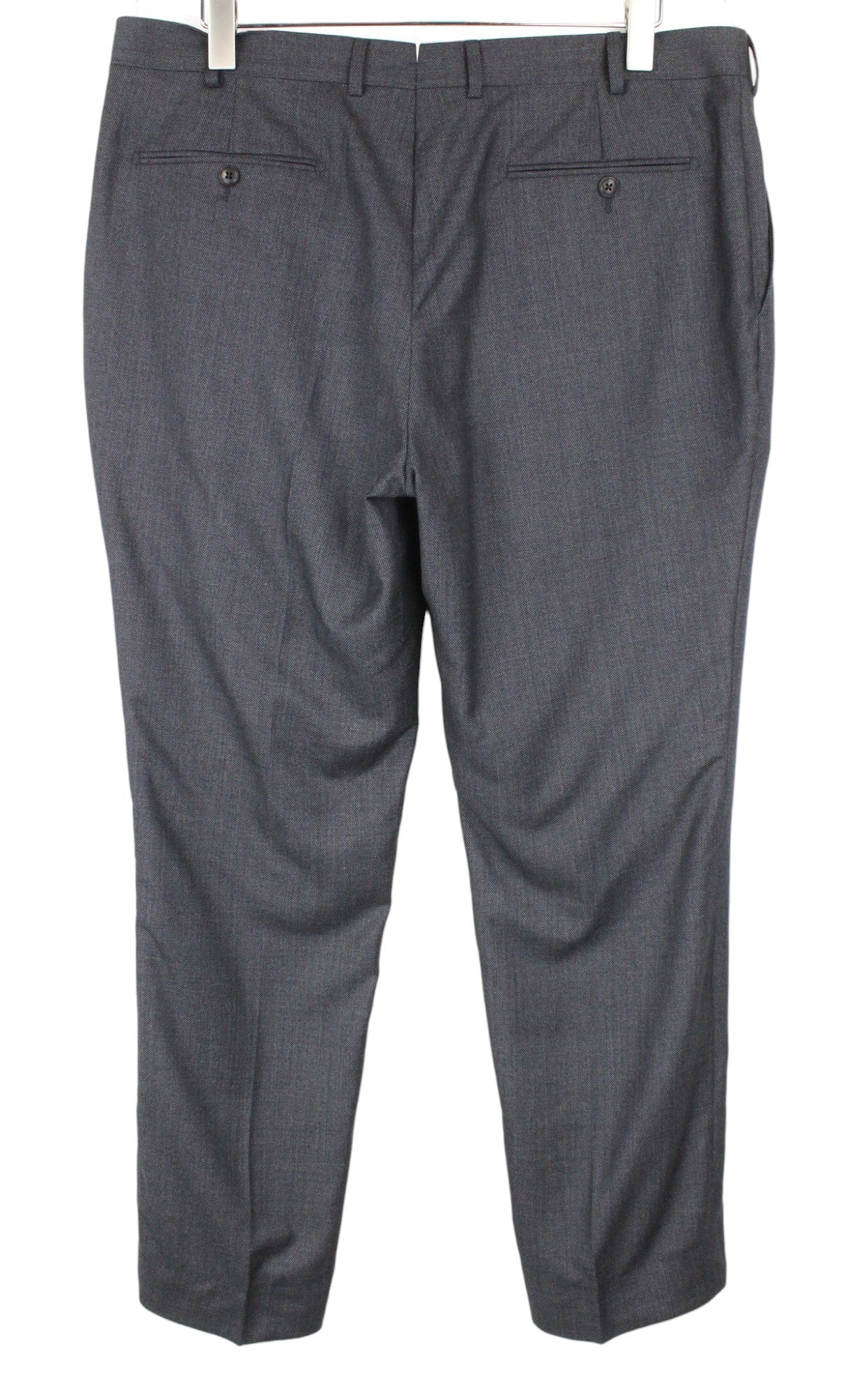 SUITSUPPLY Sienna Men's UK46R Grey Pure Wool Single-Breasted 2 Piece Lined Suit