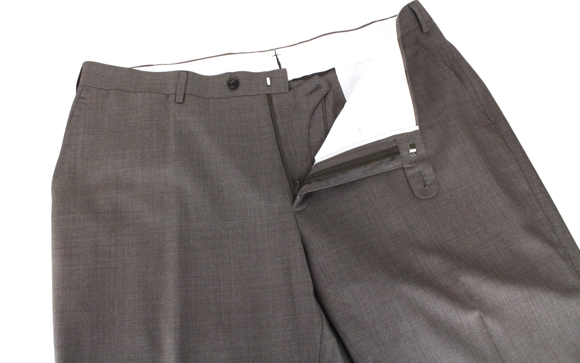 SUITSUPPLY La Spalla Men's Suit UK52S Slim Brown Melange 2Pc Wool Formal