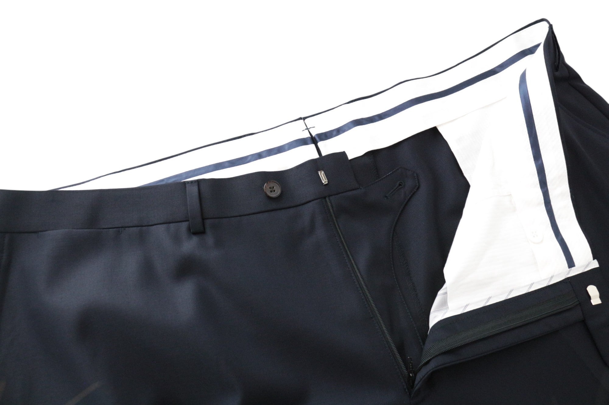 SUITSUPPLY Havana Suit Men's UK54R Blue 3Pc Pure Wool Single-Breasted Cut