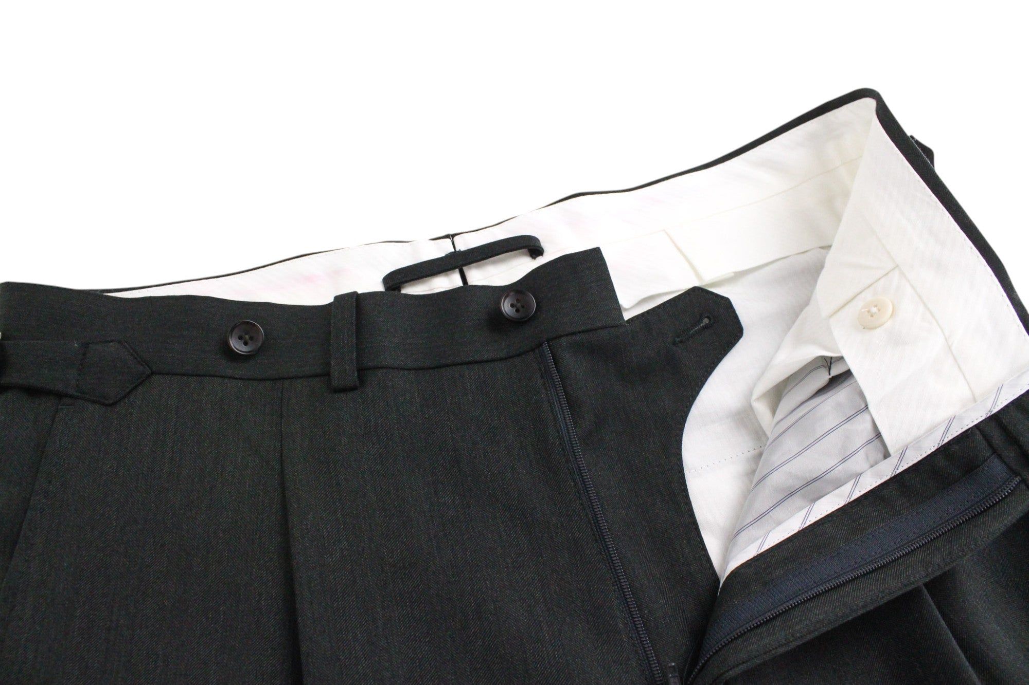 SUITSUPPLY Havana Tulip Men's UK38R Green Pure Wool Super 130's Slim 3 Piece