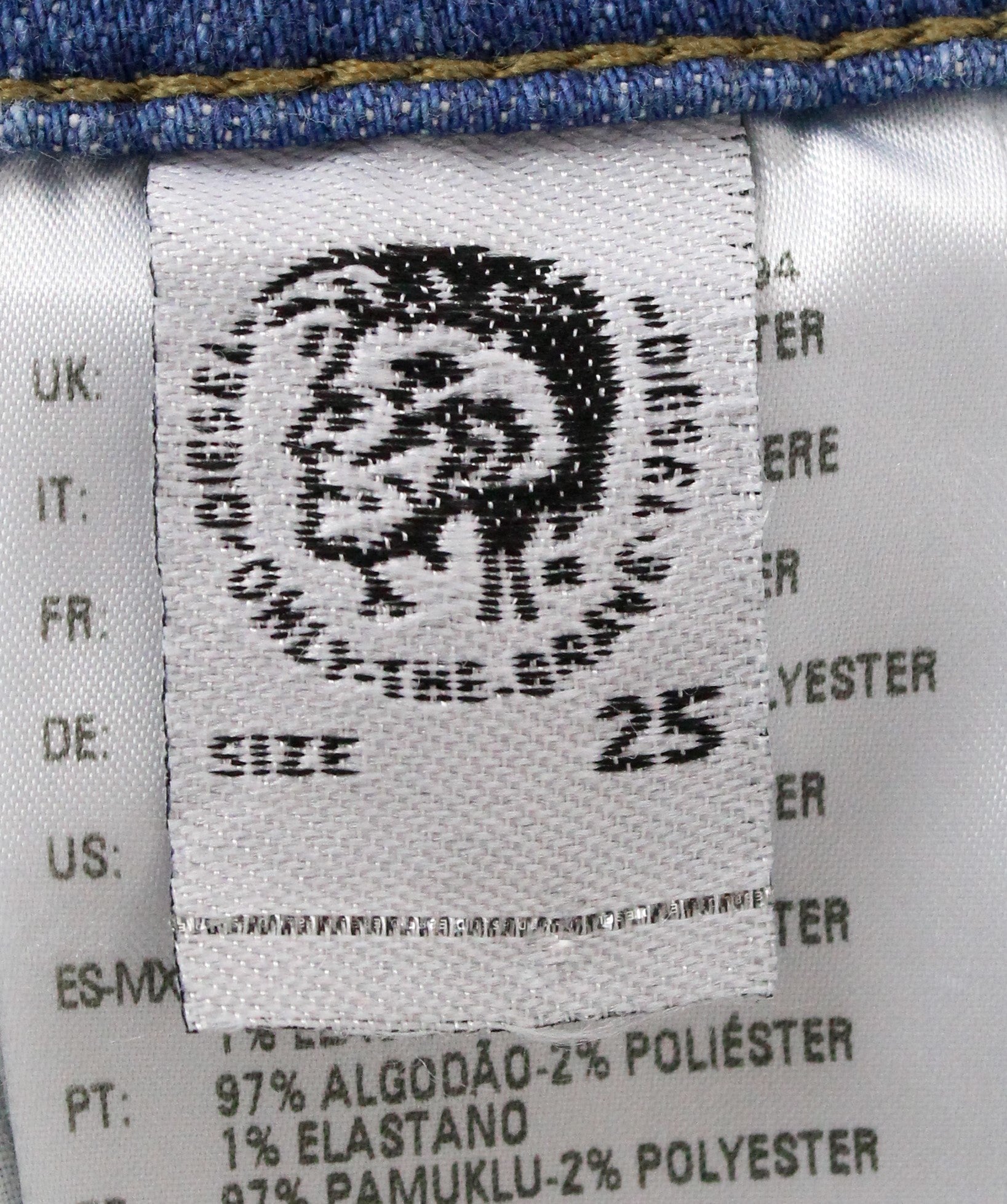 DIESEL Babhila-High 081AF moteriški džinsai W25/L30 Distress Blue Classic Slim Skinny