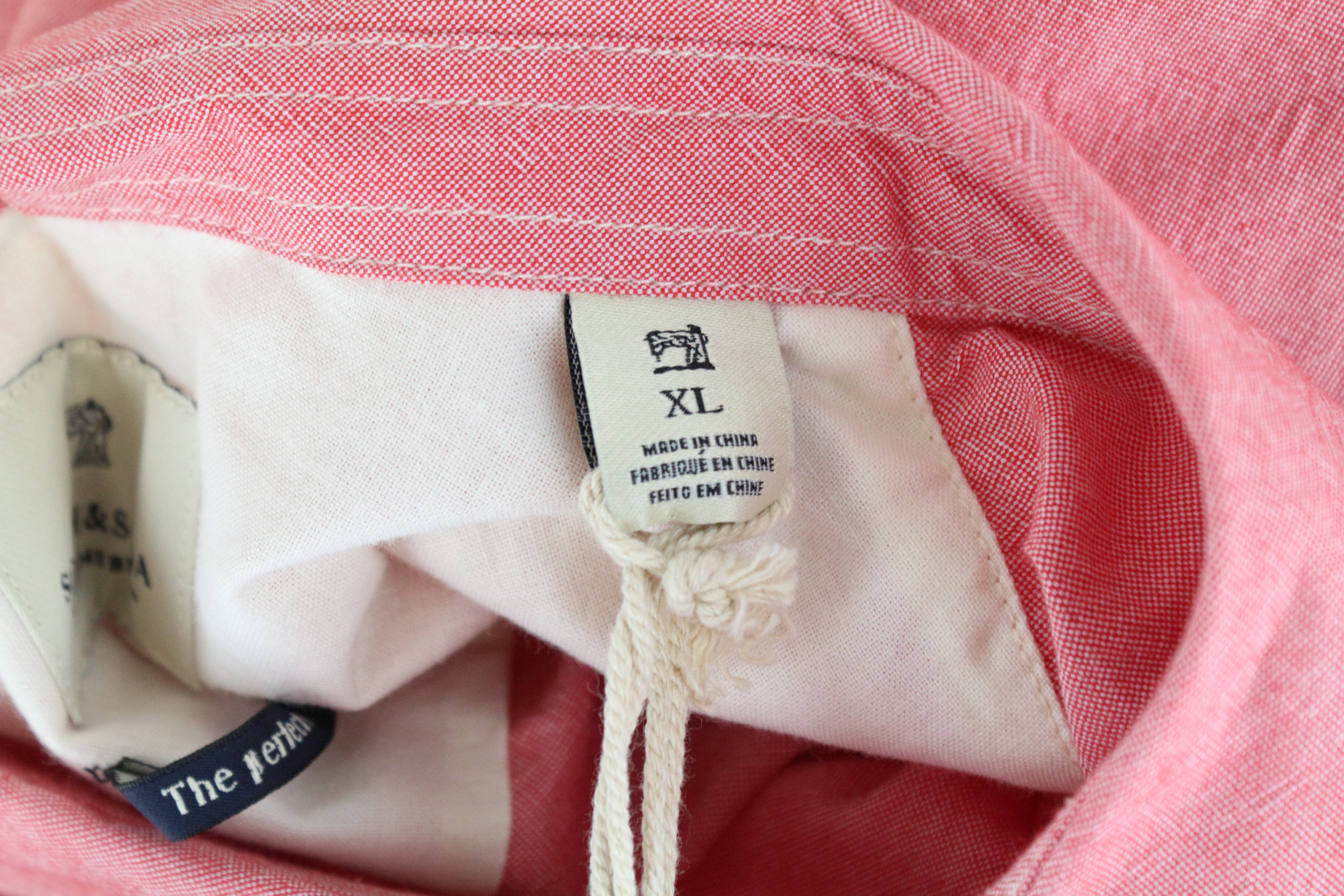 SCOTCH &amp; SODA „Ams Couture“ vyriški marškinėliai, XL dydžio, rožiniai, su sagomis, grynos medvilnės ilgomis rankovėmis 