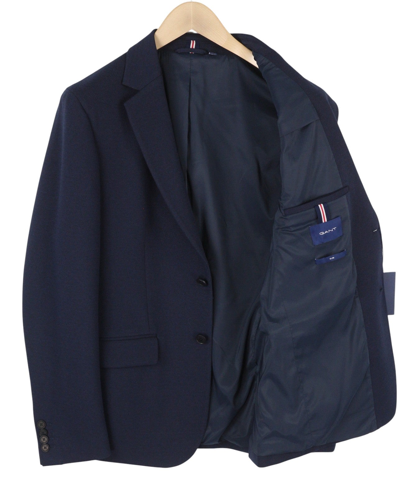 GANT Jersey Men Suit EU48 / EU50 Blue Slim 2in1
