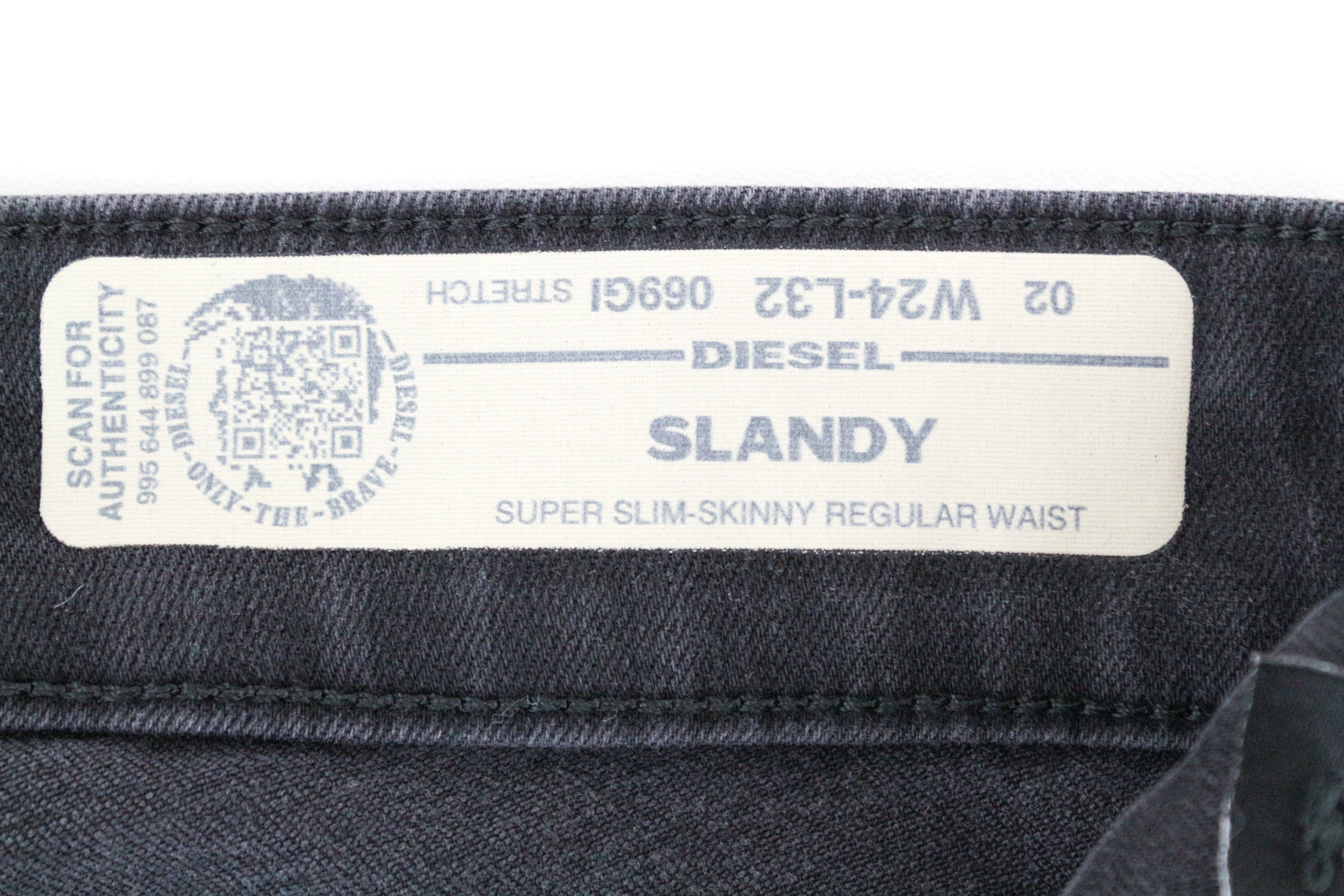 DIESEL Slandy 069GI moteriški pilki itin ploni tamprūs džinsai W24/L32 