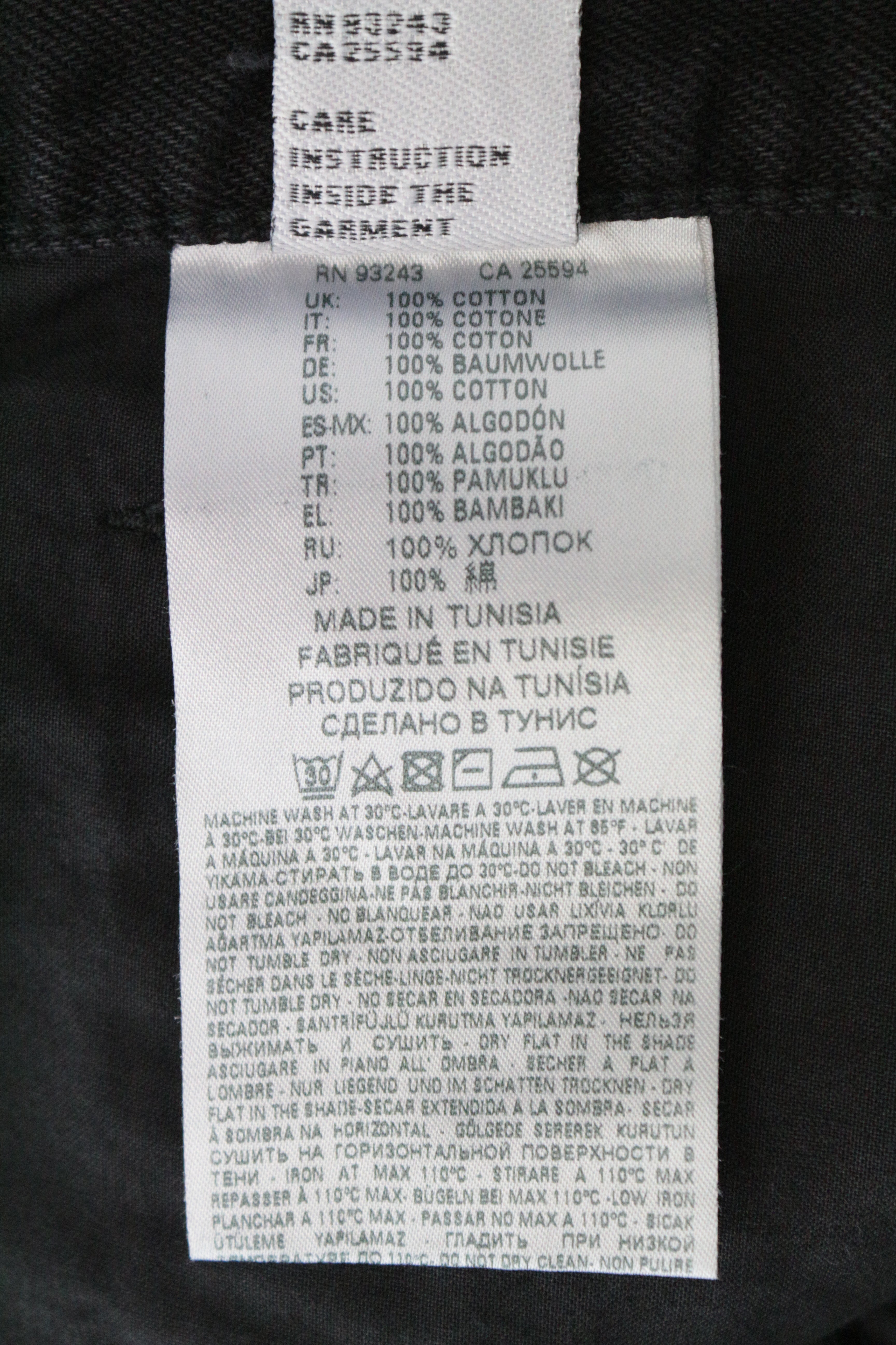 DIESEL Aryel 084WH moteriški džinsai W27/L32 tiesaus kirpimo, juodi, plėšyti medvilniniai 