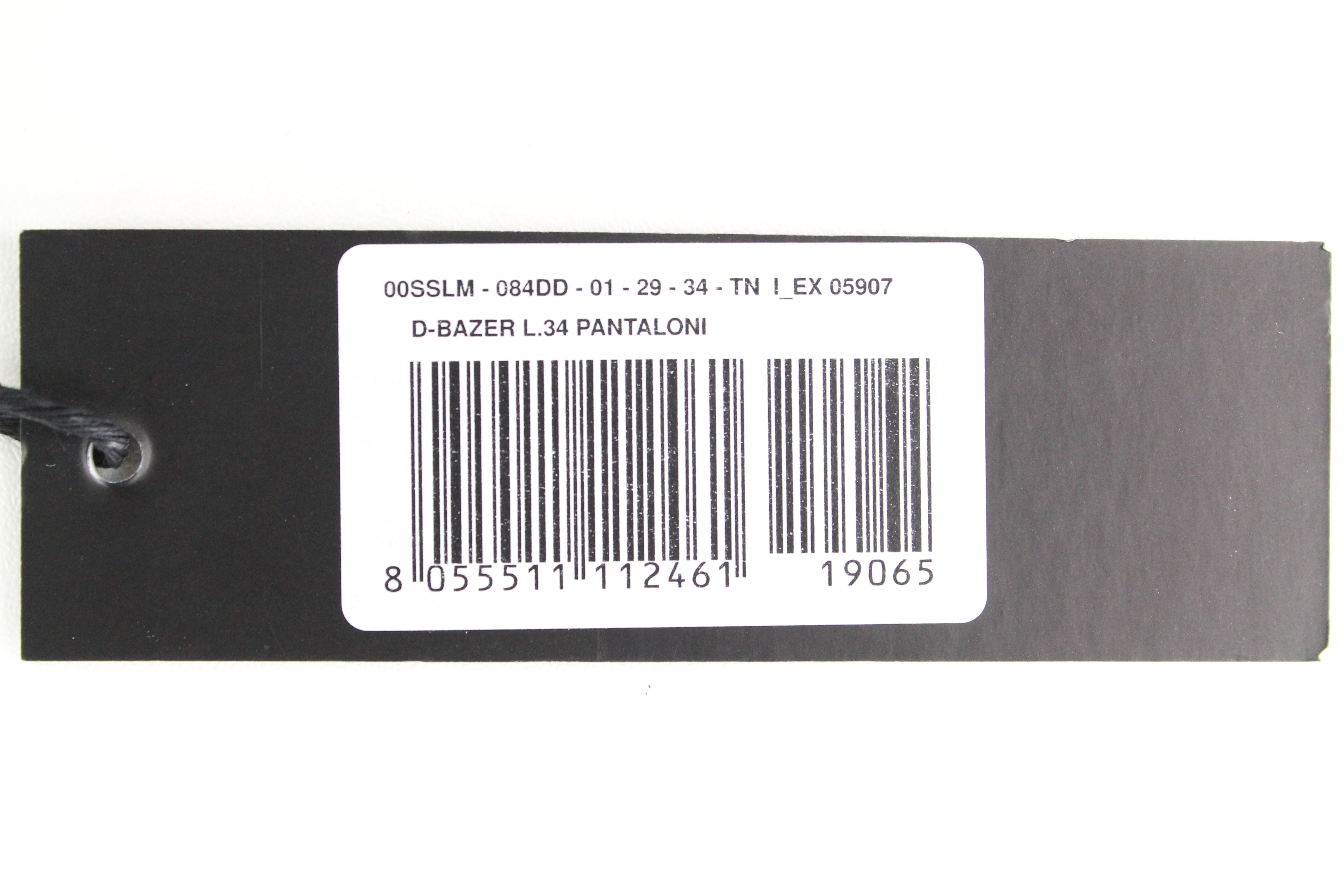 DIESEL D-Bazer 084DD vyriški džinsai W29/L34 siaurėjantys, tamprūs, skalbtos medvilnės, mėlynos spalvos 