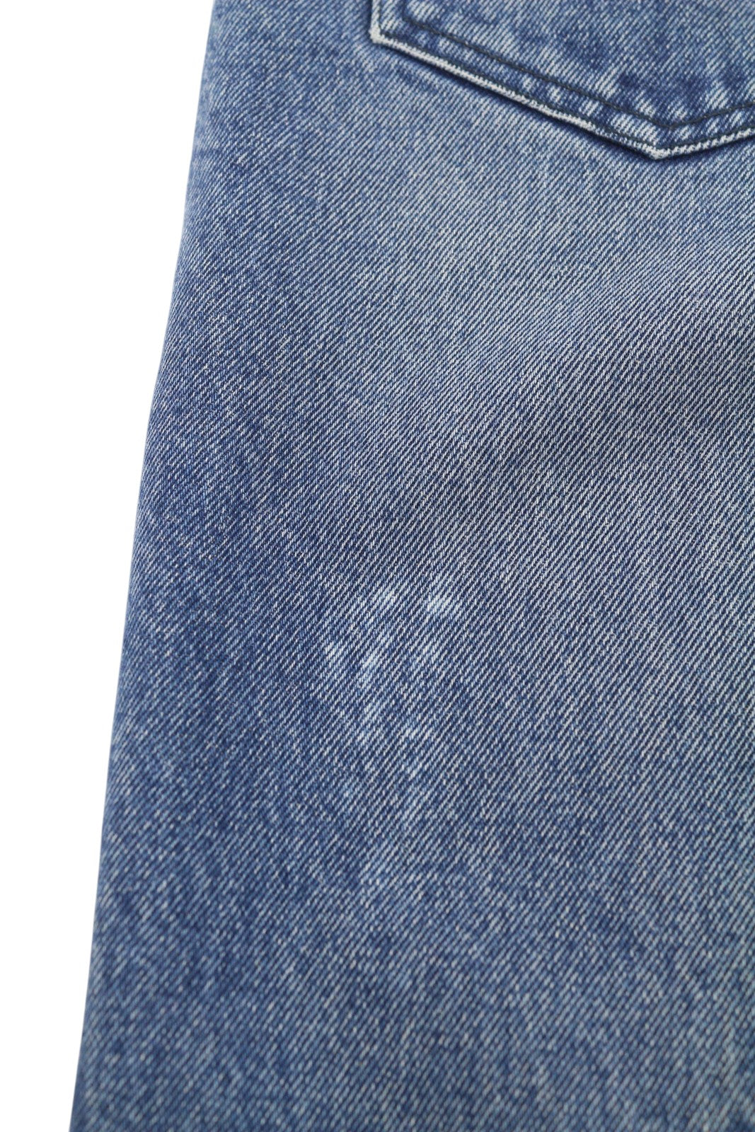 DIESEL Mharky 0076Y Men Jeans W32 Blue Faded Washed Regular Fit Button Fy Logo