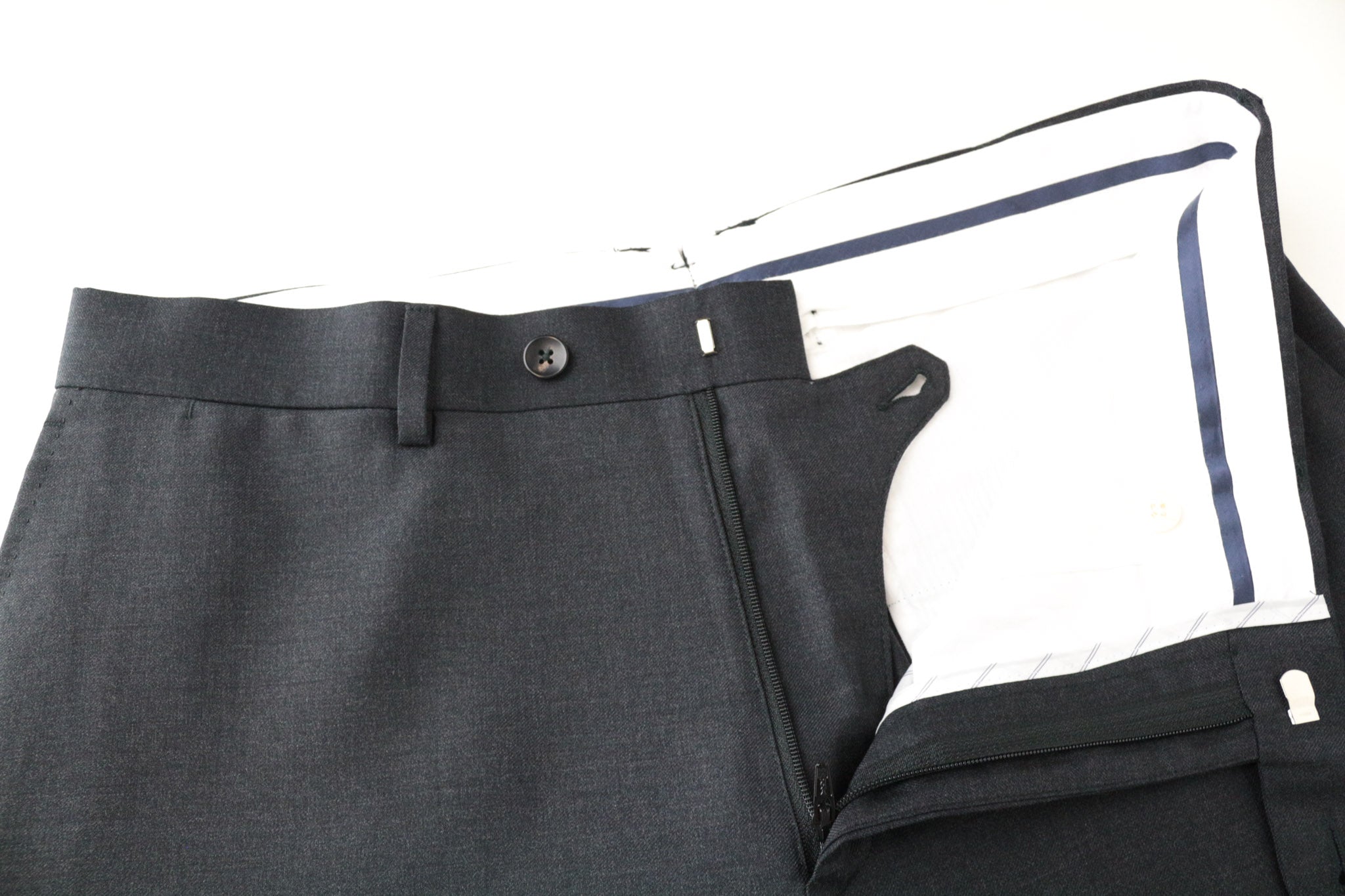 SUITSUPPLY Napoli Men's Suit UK42S Grey Melange 3Pc Wool Formal Slim