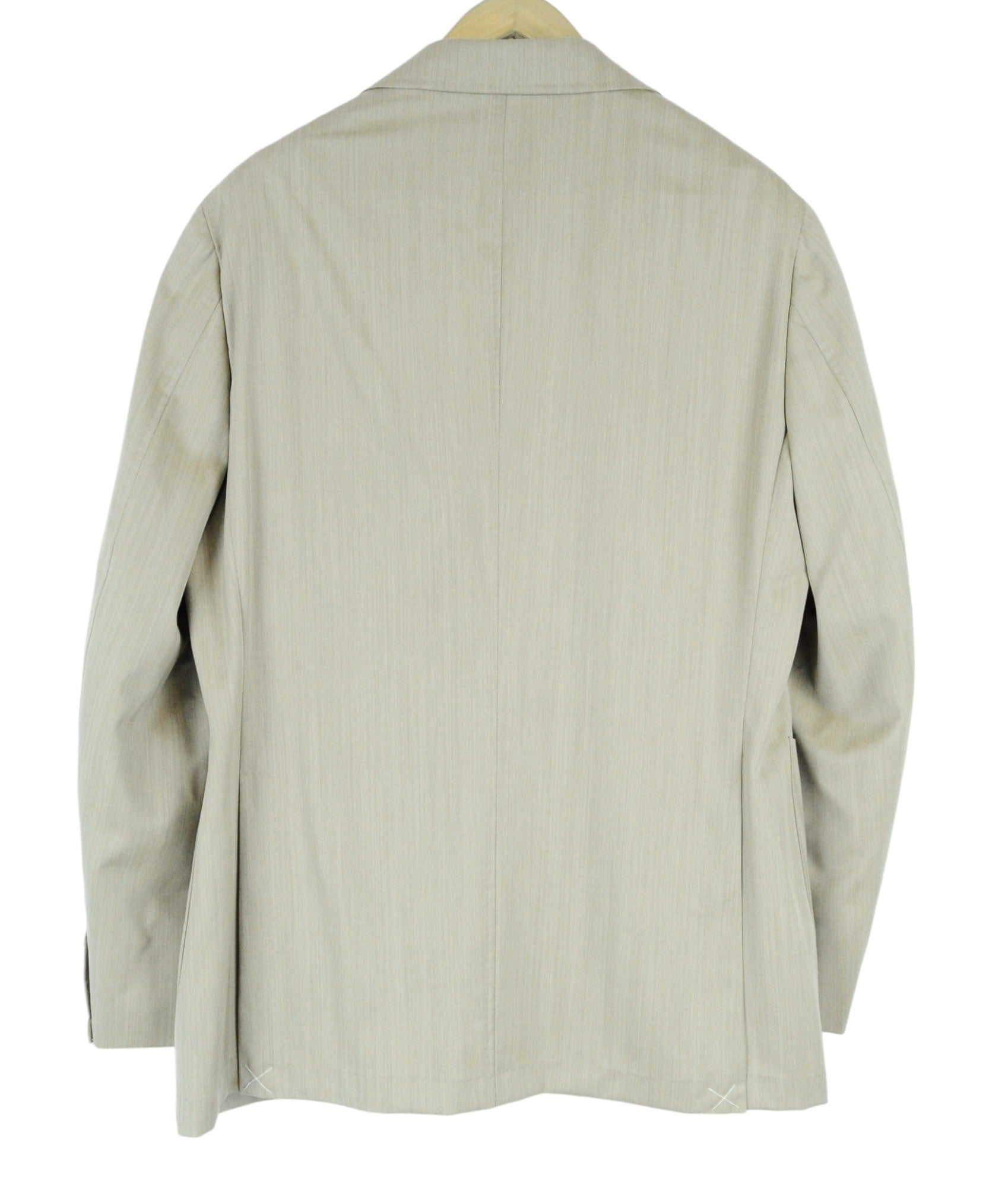 Men's SUITSUPPLY La Spalla Suit UK42R Wool Light Brown 2 Piece Vented