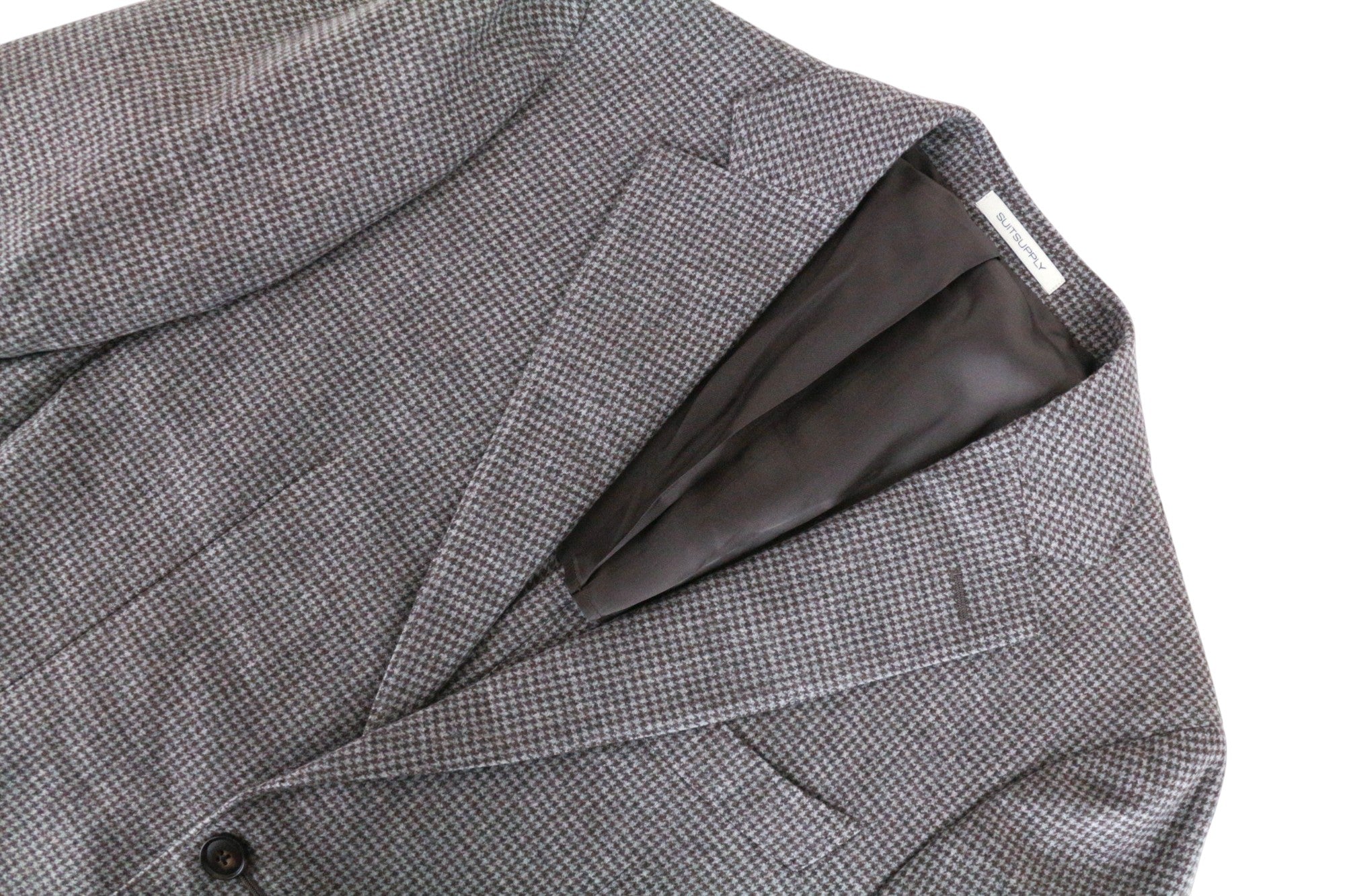 SUITSUPPLY Havana Patch Men's UK328R Grey Wool Cashmere 3-Piece Suit