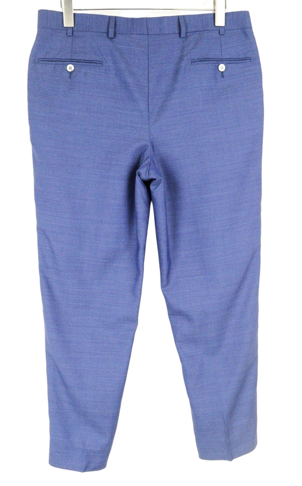 SUITSUPPLY Lazio Men Suit UK40R Pure Wool Super 110's Blue Slim Single-Breasted