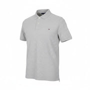 TOMMY HILFIGER DENIM Men's T-Shirt XL Grey Polo Cotton Melange Short Sleeve