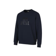 DIESEL S-Gir-Crewneck Tone On Tone vyriškas džemperis L dydžio, mėlynas, megztinis RRP110