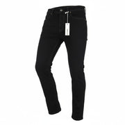 DIESEL Waykee 0886Z W29/L32 vyriški džinsai, tiesaus kirpimo, tamprūs, juodi, vienspalviai.