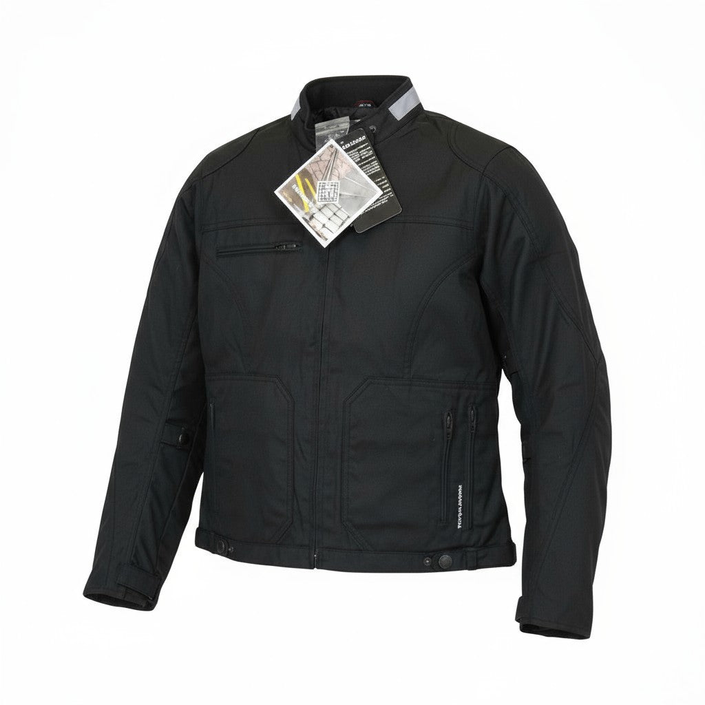 TUCANO URBANO Queen Women Jacket IT42 Black Waxed Cotton Motorbike Windproof