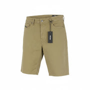 DIESEL Keeshort R6Q88 Men Shorts W28 Brown Cotton Stretch 5 Pocket Button Denim