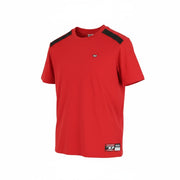 DIESEL Amtee-Freasty-HT04 vyriški marškinėliai M sportiniai trumpomis rankovėmis su kaklu raudonu logotipu 