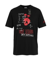 DIESEL T-Just-B61 vyriški marškinėliai su juodu trikotažo tampriu medvilniniu apvaliu raštu, trumpomis rankovėmis, S dydžio 