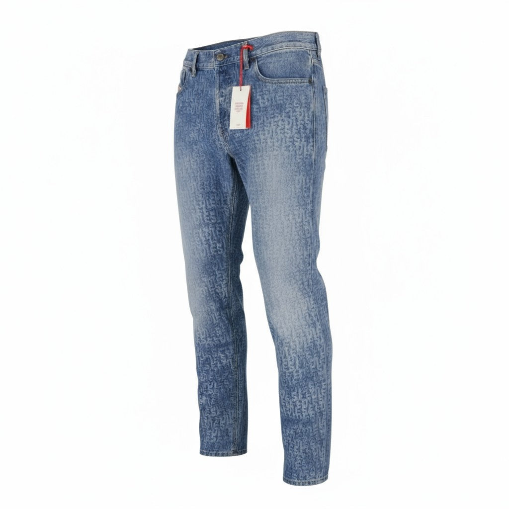 DIESEL 1995 007F5 vyriški džinsai W31/L32 Slim Fit tiesaus kirpimo su logotipu ir RRP 250 € 