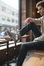 DIESEL S-Muji MC vyriški sportbačiai, pilki, aukšti, suvarstomi, migdolų spalvos, 44.5 dydis, RRP180