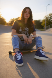 DIESEL S-Sinna žemakulniai vyriški sportbačiai, mėlyni, karvės odos, žemakulniai, EU41, RRP 160 € 