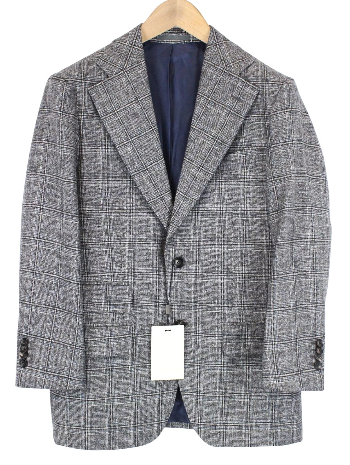 SUITSUPPLY Havana Men's Suit UK36S Wool Cashmere Checked Slim 2-Piece