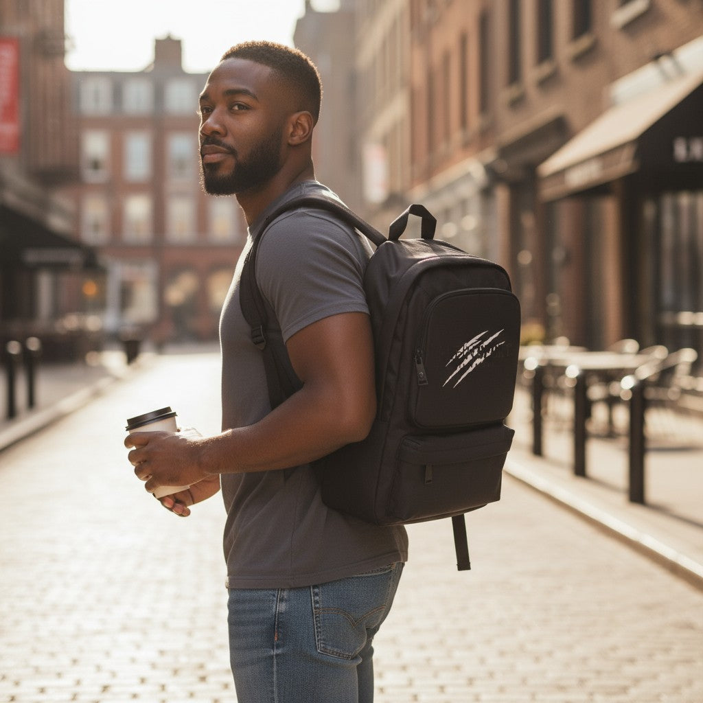 Philipp Plein vyriška juoda kuprinė „Move Big Travel Bag“ iš poliesterio 2100096