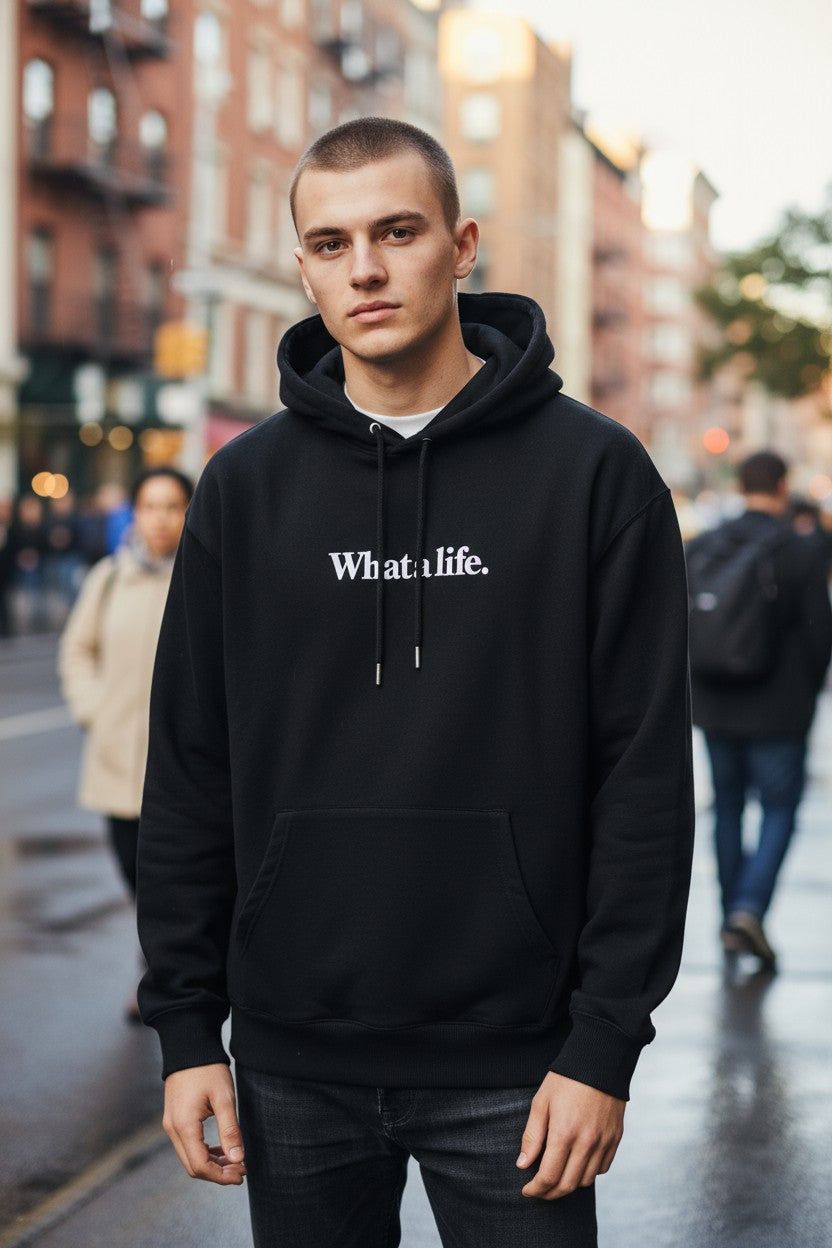 RRP150 DIESEL S-Ummer-B2 džemperis su gobtuvu S dydžio, juodas, megztinis su kengūros kišene, unisex