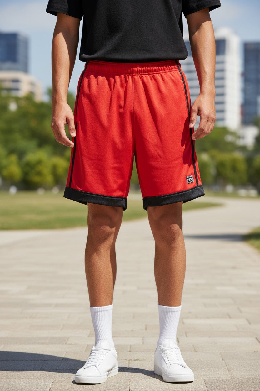 DIESEL Amsb-Stadiom-Wt13 vyriški šortai L 55DSL sportiniai bėgimo raišteliais