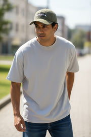 DIESEL C-Stone vyriška beisbolo kepurė su D-Rill Usion siuvinėta žalia medvilnė RRP70 