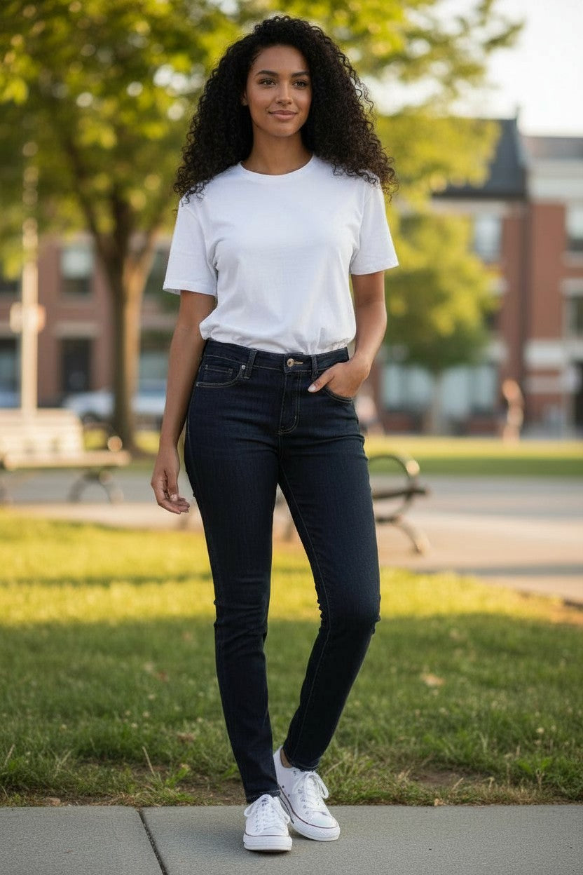 DIESEL Skinzee-High 0813C moteriški džinsai W25/L30 Super Slim Skinny mėlyni tamprūs džinsai 