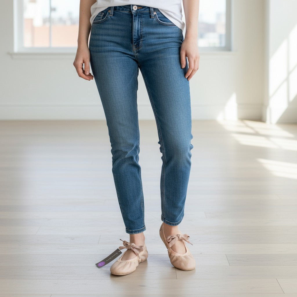 SWEATY BETTY Prima Ballet Flat Women's Shoes EU37 (4) Pink Leather Low Cut Shoe