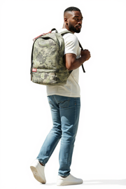 DIESEL Rave kuprinė vyrams, su OS raštuotu užtrauktuku priekyje, RRP 210 € 