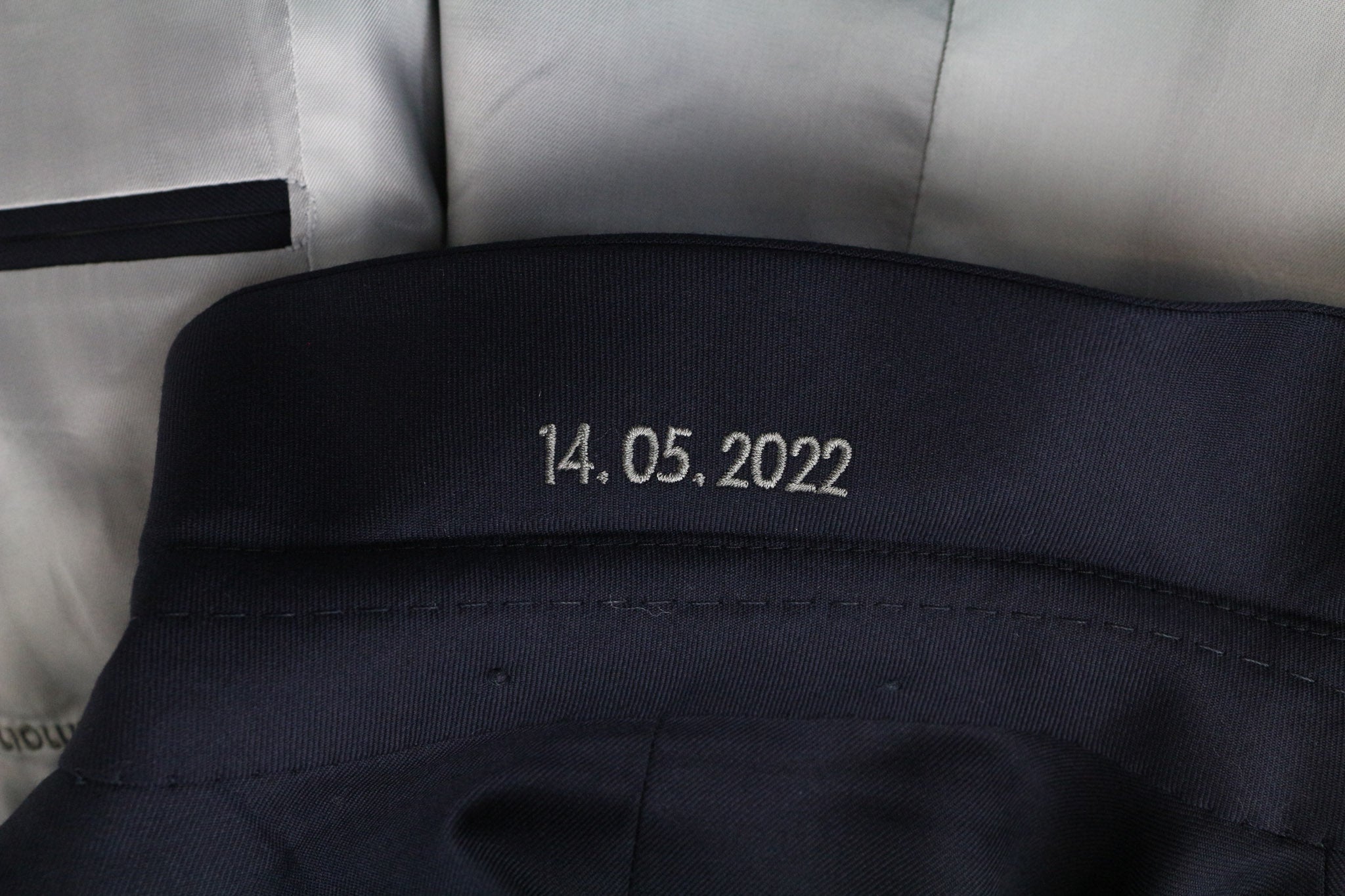 SUITSUPPLY La Spalla Tux Men's Suit UK34S Blue 3 Piece Pure Wool Single-Breasted