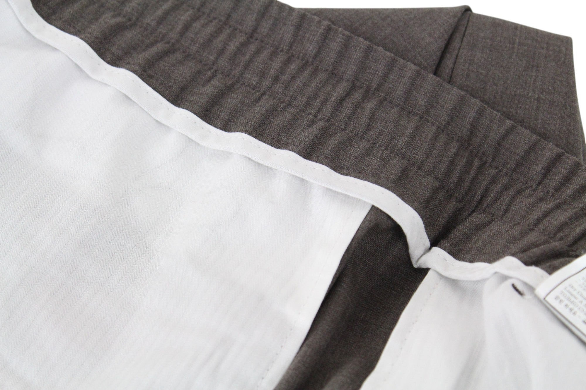 SUITSUPPLY Havana Patch Men's Suit UK42R Super 120's Brown Wool Slim Cut