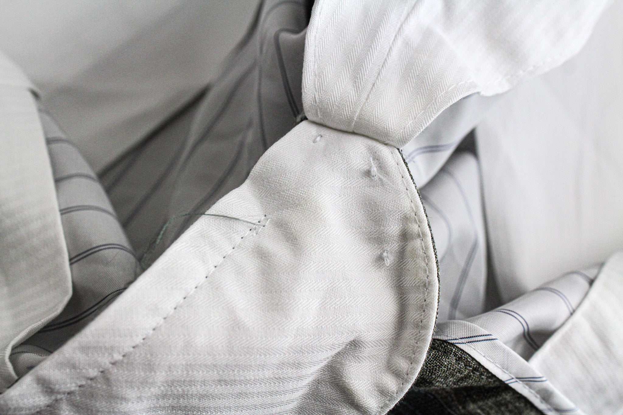 SUITSUPPLY La Spalla Men's UK46R Green Single-Breasted Wool Silk Linen 3 Piece