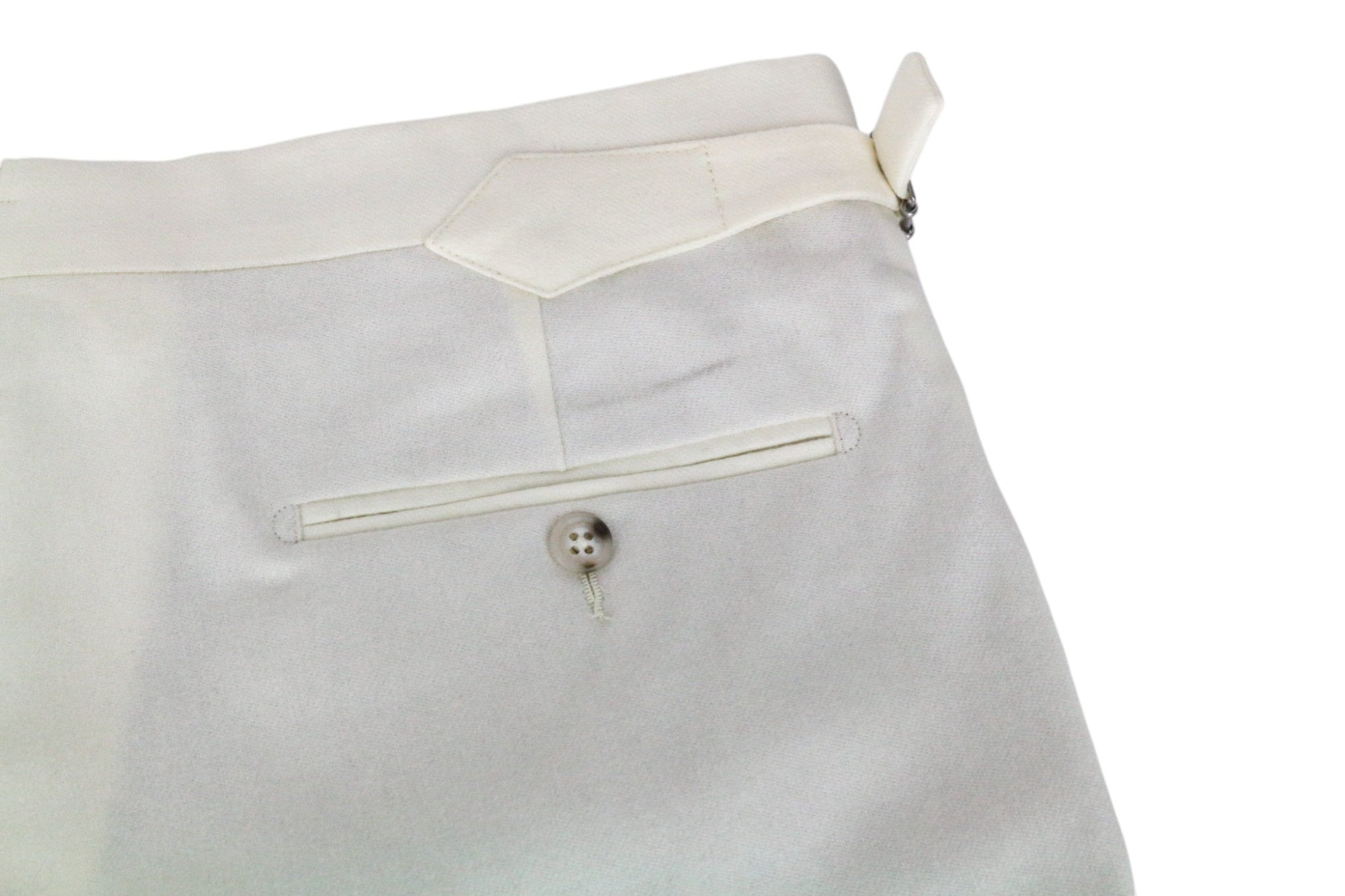 SUITSUPPLY Havana Men's Suit UK40R Off-White Slim Wool Single-Breasted 2-Piece