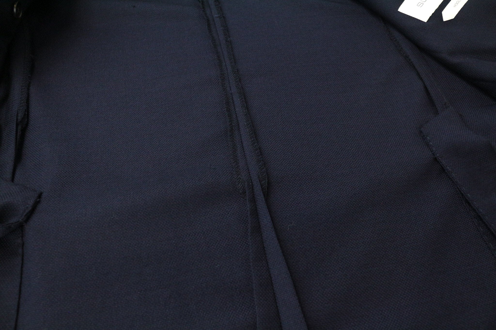 SUITSUPPLY Havana Patch Men's Suit UK36R Wool Blue 2-Piece Slim Unlined