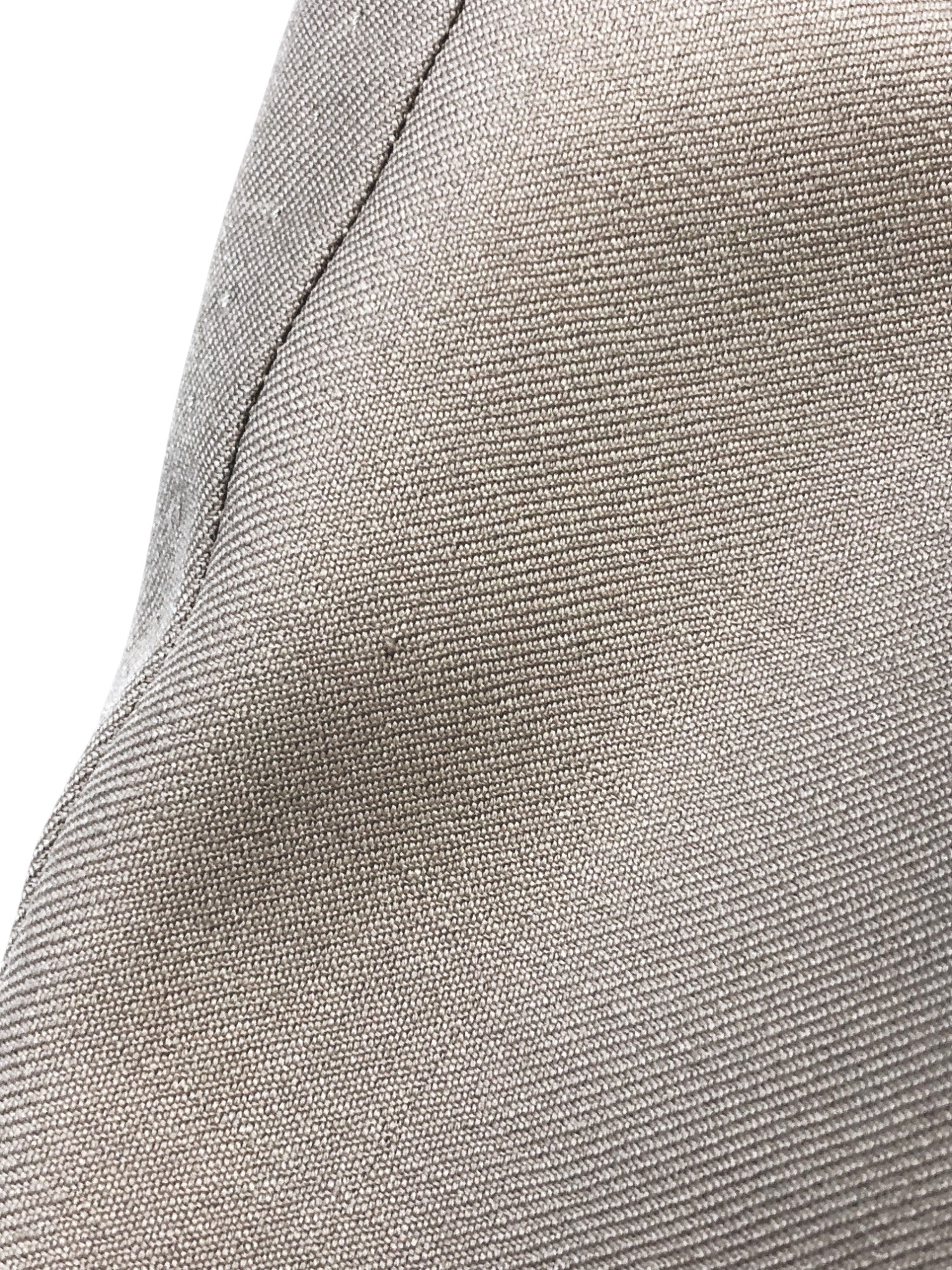 SUITSUPPLY La Spalla Men Suit UK44S Light Beige 2-Piece Slim Melange Wool Twill