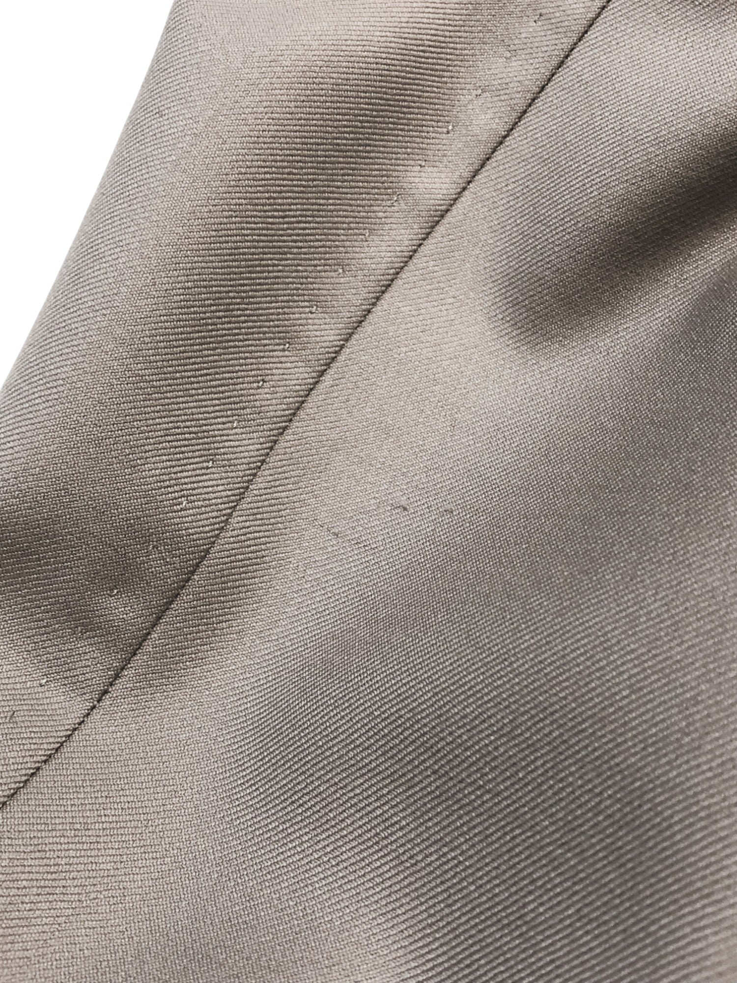 SUITSUPPLY La Spalla Men Suit UK44S Light Beige 2-Piece Slim Melange Wool Twill