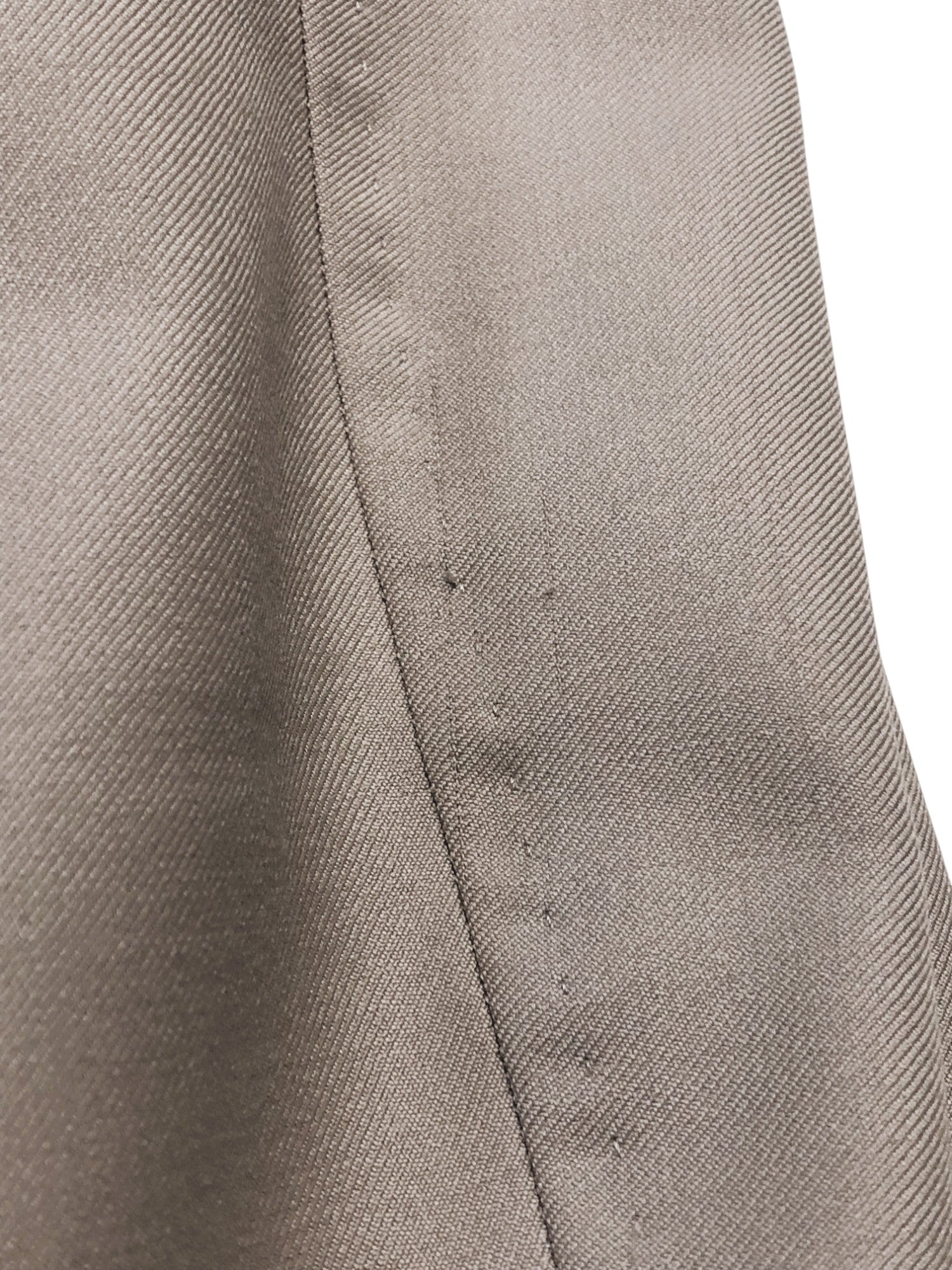 SUITSUPPLY La Spalla Men Suit UK44S Light Beige 2-Piece Slim Melange Wool Twill