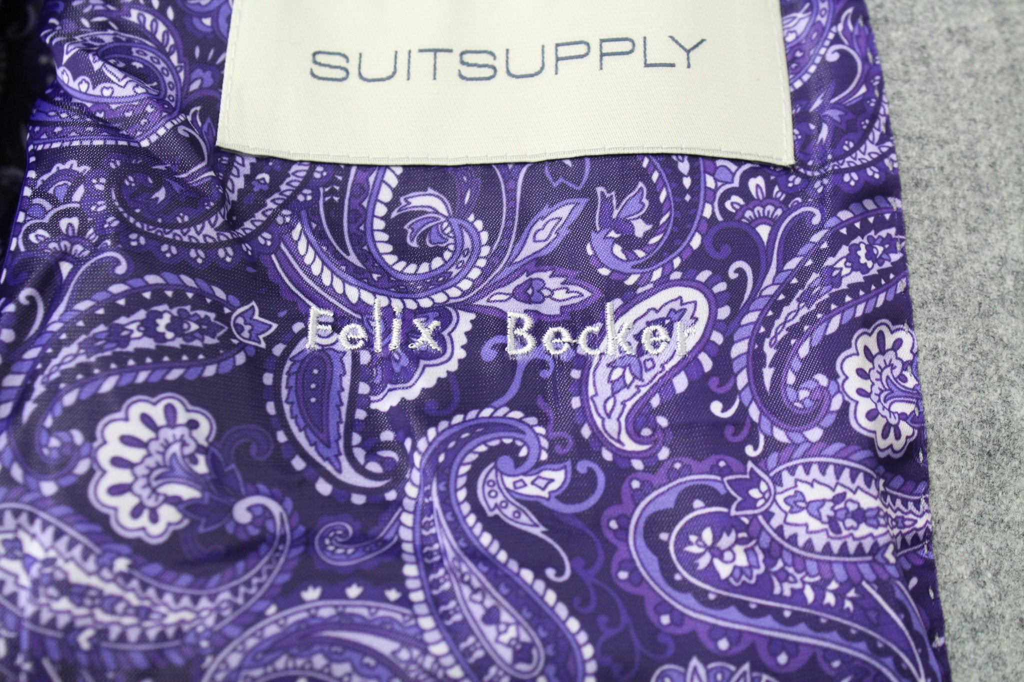 SUITSUPPLY La Spalla Men's Suit UK38R Grey Wool 2Pc Single-Breasted