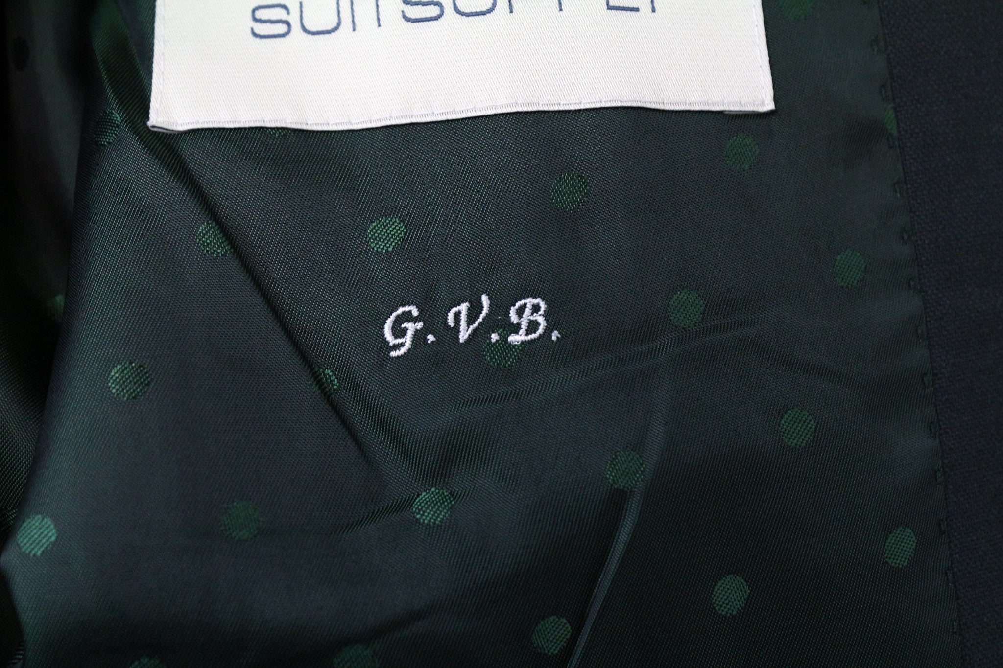 SUITSUPPLY La Spalla Men's Suit UK40R Green Pure Wool 2-Piece Single-Breasted